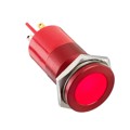 Q22F1ARXXSR24AE - INDICATOR 24V 22MM FLUSH RED