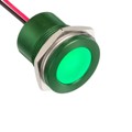 Q22F5AGXXSG12AE - INDICATOR 12V 22MM FLUSH GREEN