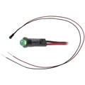 0201-007F - GRN SNAPIN PANEL MOUNT LED