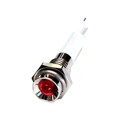 M06P-12R - LED 6MM PROTRUDE 12VDC RED