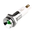 E10P-10G - LED 10MM PROTRUDE 110V GRN IP67