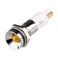 E10P-12Y - LED 10MM PROTRUDE 12VDC YLW IP67