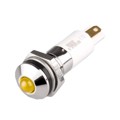 E10R-24Y - LED 10MM ROUND 24VDC YLW IP67