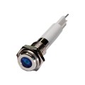 H06F-12B - HIGH LED 6MM FLAT 12VDC BLUE