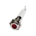 H06F-12R - HIGH LED 6MM FLAT 12VDC RED