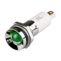 M12P-03G - LED 12MM PROTRUDE 3VDC GREEN