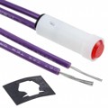 2195A1-28V - INDICATOR INCAND RED PANEL MNT