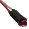 5102H1-5V - LED RED 1/4" HOLE 5V PANEL MOUNT