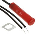 6063-001-534R - NEON PANEL INDICATOR RED 125V