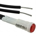 LE2950WL5R - LED PNL MNT 125/250V RED
