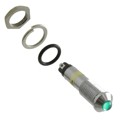 6071212330F - LED 7MM GREEN PMI W GASKET