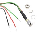 6061415130F - LED PNL IND 6MM R,G 12V PROTRUD