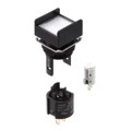 M16-AW-5D - PILOT LIGHT 5V LED SQUARE WHITE