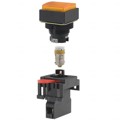 M22-CY-T1 - PILOT LIGHT SQUARE YLLW 110VAC
