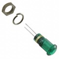 6081231110F - LED PNL IND 8MM GRN LOCKWASH/NUT