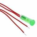 FL1P-6QW-2-G12V - LED GRN 6MM SNAP 12VAC/DC STK