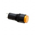 FL1P-12NJ-1-Y12V - LED YEL 12MM NUT 12VAC/DC STK