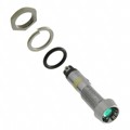 6072212330F - LED 7MM GREEN PMI W GASKET
