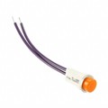 1090C3-28V - INDICATOR INCAND AMBER PANEL MNT