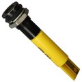 Q8F1BXXY12E - INDICATOR 12V 8MM FLUSH YELLOW