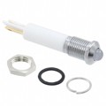 Q8P1CXXW12E - INDICATOR 12V 8MM PROMINENT WHT