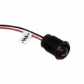 Q14P5BXXHR12E - LED INDICATOR 14MM PROMINENT BLA