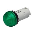 AP22M-2Q4G - LED PANEL INDICATOR GRN 24V IP66