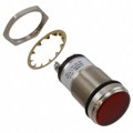 5561504324F - LED 1" FLAT RED PMI 24V C1D2