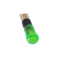 FL1P-8QJ-2-G110V - LED GRN 8MM SNAP 110VAC/DC STK