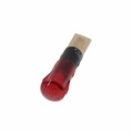 FL1P-8QJ-2-R110V - LED RED 8MM SNAP 110VAC/DC STK