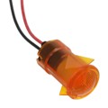 6541303103F - 1/2" FLT SNAP YW 12VDC W/LEADS