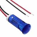 QS103XXB12 - INDICATOR 10MM FIXED BL 12V WIRE