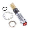 FL1M-8CJ-2-R12V - LED RED 8MM NUT 12VAC/DC STK