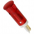 QS101XXHR220 - INDICATOR 10MM FIXED HI RED 220V