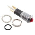 FL1M-12SJ-1-R24V - LED RED 12MM NUT 24VAC/DC STK