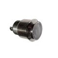 6301003304F - 30MM FLT WHITE 12VDC W/TERM