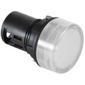 W22UNR-24LW-WNLC - 22MM UBDY 24V WH NR LED CLR LENS