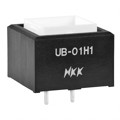 UB01KW035C - INDICATOR SQ BLK HSNG RED LED