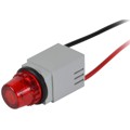 13SBLR12WL-13RDF - 13MM WL 12V RED LED/LENS FLAT