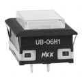 UB06KW015D-JB - INDICATOR RECT AMB ILLUM CLR CAP