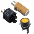 M16-TY-5D - PILOT LIGHT 5V LED ROUND YELLOW