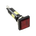 6104132120F - LED PNL IND 10MM SQUARE RED POLY