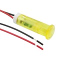 QS83XXY24 - INDICATOR 8MM FIXED YEL 24V WIRE