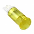 QS121XXY24 - INDICATOR 12MM FIXED YE 24V SLDR