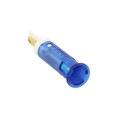 QS81XXB24 - INDICATOR 8MM FIXED BLU 24V SLDR
