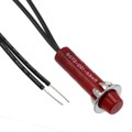 6073-001-634R - NEON PANEL IND RED 125V