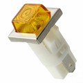 1050QN3 - INDICATOR NEON AMBER PANEL MNT