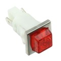 1050QN1 - INDICATOR NEON RED PANEL MNT