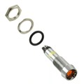 6072312330F - LED 7MM AMBER PMI W GASKET