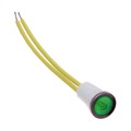 1090D5-12V - INDICATOR INCAND GREEN PANEL MNT